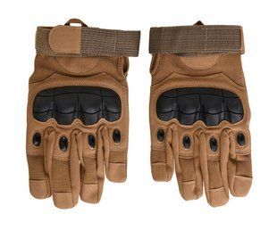 Рукавички тактичні Flagman з захистом Khaki XL