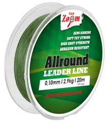 Allround Leader Line (grey), 0,18mm, 6,90kg, 20m - Універсальний плетений повідцевий матеріал, сірий, довжина: (20м)