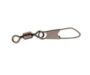 Застібка з вертлюгом Flagman Rolling Swivel With Snap Black Matt M